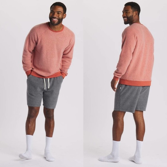 FEAT BlanketBlend Crewneck ButterWash Sweater in Cayenne XL - Picture 12 of 13